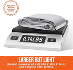 Go Time Gear Emergency Blankets for Survival (12 Pack), Mylar Emergency Survival Gear for Home, Camping, Hiking & Outdoor Survival Kits, Stay Warm, Dry, & Safe with Our Compact Space Blanket