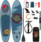 Retrospec Weekender Inflatable Stand Up Paddle Board Includes Paddle, Pump, and Accessories 10’6” Lightweight iSUP, Puncture Resistant Inflatable Paddle Board for Adults