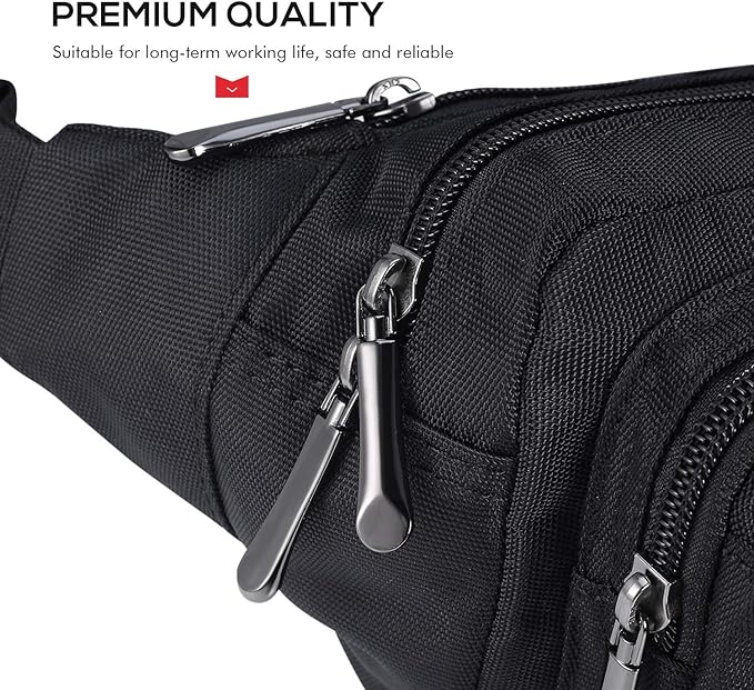 CXWMZY Fanny Packs For Women & Men Waist Pack Hip Bum Bag with Multi-Pockets Large Capacity Waterproof Casual Bum Bag for Disney Traveling Casual Cycling Running Hiking
