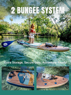 Niphean (Extra Large) Inflatable Paddle Board, SUP for 2+1 People/Family, Stand Up Paddle Board with (Beginner Friendly) StabilTrac Fin, Waterproof Phone Pouch, Paddle Boards for Adults, Gift Ideas