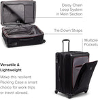TUMI - Aerotour 4 Wheel Expandable Luggage - Men's and Women's Lightweight Business and Leisure Travel Suitcase - 26" Short Trip Expandable Packing Case, Black