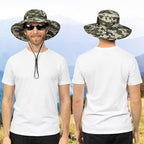 SUN CUBE Wide Brim Sun Hat Men Women, Fishing Hats Sun UV Protection, Mens Hiking Bucket Hat Safari Beach Boonie, UPF 50+