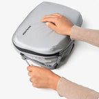 Aerotrunk Ultralight Compression Packing Cubes - Lightweight Travel Organizers for Suitcases and Luggage (6-Pack, Light Grey)