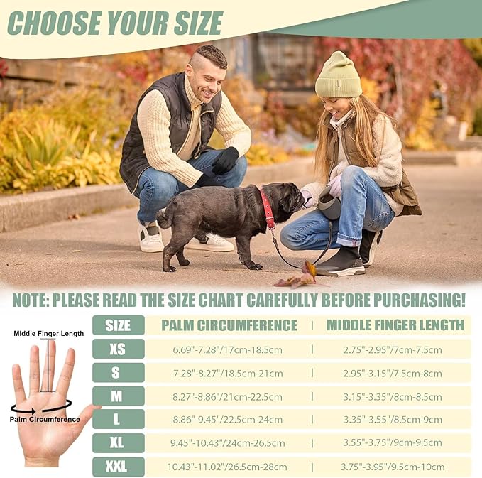 Pixel Panda Winter Gloves for Men Women Warm Touchscreen Gloves for Cold Weather Thin Water-Resistant Windproof Non-Slip Gloves for Cycling, Driving, Running, Hiking