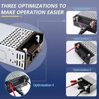 110V 120V to 12V Converter 30A 360W, AC to DC 12V Power Supply, 110V AC to 12V DC SMPS Voltage Transformer for LED Strip Light, 3D Printer, CCTV, Motor, Pump, Air Compressor (12V-30Amp-360W, 12V)