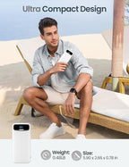 12000mAh Lightweight-Portable-Charger-Power-Bank with Built-in Cables and AC Wall Plug, PD20W USB-C Fast Charging Battery Pack, LED Display External Travel Phone Charger for All iPhone,Samsung,Android