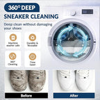 Pro Tennis Shoe Washing Machine Bag for Sneakers with Magnetic Zipper Protection │ Reusable Laundry Shoe Cleaning Bag - Deep Cleans Without Damage │ Washer & Dryer Safe │ Complete Pro Box