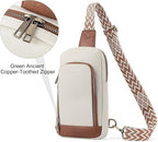 CLUCI Crossbody Bags for Women Men,Leather Sling Bag Cross Body Backpack for Woman Gifts for Women Birthday Unique