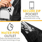 Running Hydration Vest,Running Vest with Phone Holder Pouch & Water Bottle Holder,Adjustable Belt,Hydration Vest for Men and Women