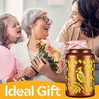 Solar Lanterns Outdoor Waterproof Garden Decor Birthday Gifts for Women Mom Grandma Hanging Lights Metal Decoration Outside for Yard, Patio,Backyard,Porch(Red Bird)