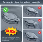 Camping Sleeping Pad, Extra Thick 5 Inch Camping Mat with Pillow Built-in Foot Pump Inflatable Sleeping Pads Compact for Camping Backpacking Hiking Traveling Tent