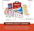 Adventure Medical Kits Sportsman Series Medical Kit - 200 - First Aid Kit for Camping, Hiking, Hunting & More - For 4 People for 4 Days - Includes Bandages, Medicine, Guide Book & More