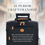 Bric's X Travel - Carry-On Luggage Bag with Spinner Wheels - 21 Inch - Luxury Luggage Bag - Black