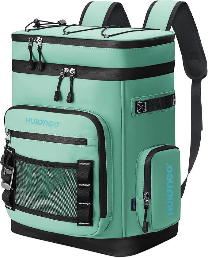 Large Waterproof Insulated Cooler Backpack for Men & Women, Leak Proof Cooler Backpack for Camping, Beach, Fishing, Picnic, Travel, Outdoor, 30L, 48Cans