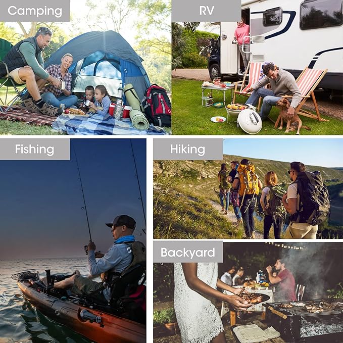 CONPEX Camping Light, 10000 Lumens Super Bright Range 50 Ft * 50 Ft Meet 4-6 Tent Lighting, Outdoor Telescopic Camping Lights Campsite Camp Area Light Pole