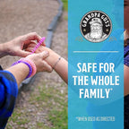 Grandpa Gus's Natural Mosquito Repellent Bracelets for Family, 300 Hours Protection, DEET-Free, Summer Outdoor Beach Camping Essentials, Regular Assorted Colors, 12 Bands