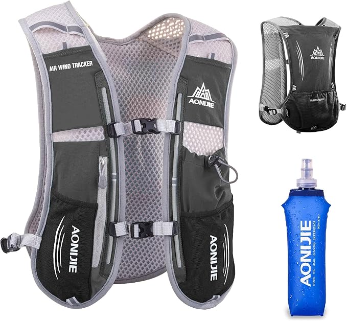 YAPJEB Hydration Vest - 5L Running Water Backpack for Trail, Marathon, Cycling, Hiking - Outdoors Pack