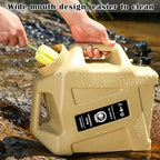 3.2 Gallon Water Jug with Spigot, BPA Free Leak-Proof Camping Water Container, Portable Emergency Water Storage for Outdoor Hiking, Home Use, Camping Essentials