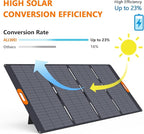 ALLWEI LiFePO4 Solar Generator 1200W(Surge 2400W) with 1 * 400W Solar Panel, Fast Charge in 1.5Hrs, 1008Wh Portable Power Station, 4*AC Outlet, Electric Generator for RV Camping Emergency Home Backup