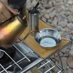 CAMPINGMOON 4pcs Set Stainless Steel Camping Sierra Cup 310ml with Storage Case S220-4P+B