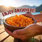 Twin Peaks Protein Puffs - (Mesquite Barbecue), Keto Friendly, Low Carb Snack (300g, 21g Protein, 2g Net Carbs, High Protein, Healthy Crunchy Snack)