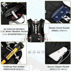 Azarxis Running Water Bottles Flask BPA Free Leakproof Hydration Vest Packs Waist Belt Replacement for Triathlon Marathon Hiking Cycling Climbing Runner