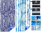 Lightweight Thin Microfiber Beach Towel Sand Free Quick Dry Absorbent Compact Soft Pool Swim Travel Towels Extra Large Oversized Beach Accessories Packable Essentials Stuff Gifts for Adult 32*71 Inch