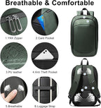 Slim Laptop Backpack for Men,Waterproof Expandable High Tech Business Work Backpack for Men and Women,15.6 Inch Lightweght Anti-theft Travel Backpack Durable College Casual Daypack Computer Laptop Bag