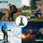 KOMAN Camping Stove Propane, Single Burner Propane Stove,Portable Stove,Propane Burner Camping with Button Starter,10000BTU Backpacking Stove for Outdoor Cooking, Hiking(Fuel not included)