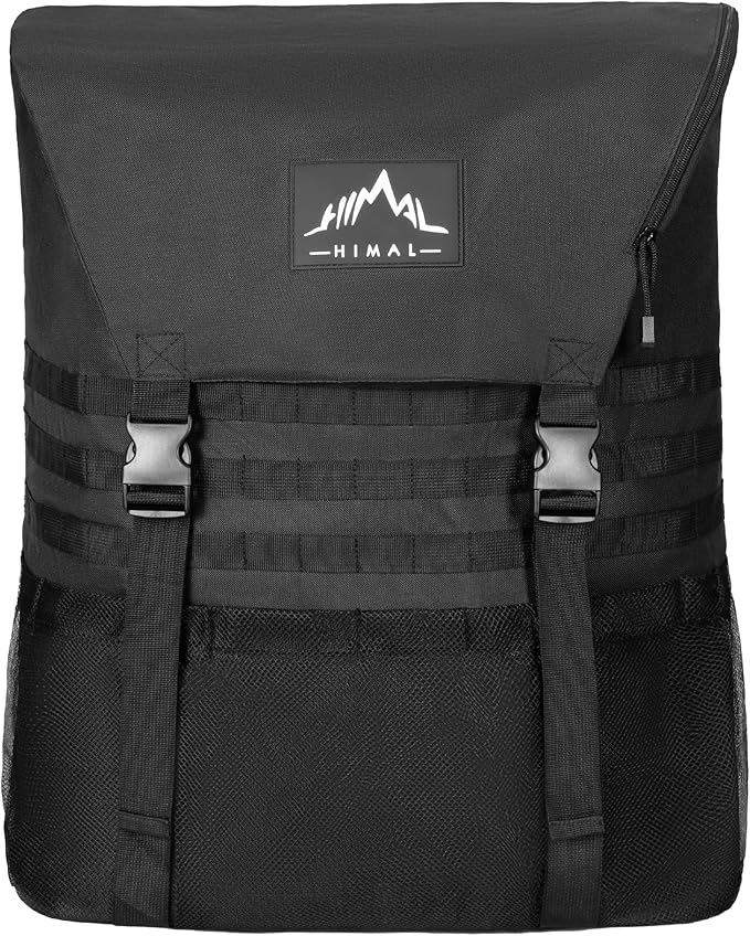 Himal Outdoors Spare Tire Trash Bag, Spare Tire Storage Bag,SUV Trunk Organizer for Outdoor Off-Road Recovery Gear,Black