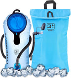 Hydration Pack with 2L or 3L Water Bladder & Cooler Bag > Keeps Drink Cool & Protects Bladders > Camelback Reservoir for Hydration Backpack, Tasteless & BPA Free, Quick Release Tube & Shutoff Valve