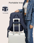 LOVEVOOK 40L Large Travel Backpack for Women, Carry on Backpack Airline Approved, Waterproof Travel Essentials fits 18" Laptop, TSA Personal Item Travels Bag Sports Backpack with 3 Packing Cubes