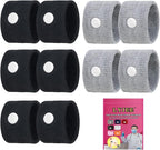 LYJEE Motion Sickness Bands for Adults and Kids Nausea Relief for Pregnant Women Seasickness Wristband for Cruise Ship Essentials