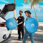 Night Cat Pop-up Beach Tent: Large Sun Shade Shelter for 2-4 Persons Picnic Sport Activities