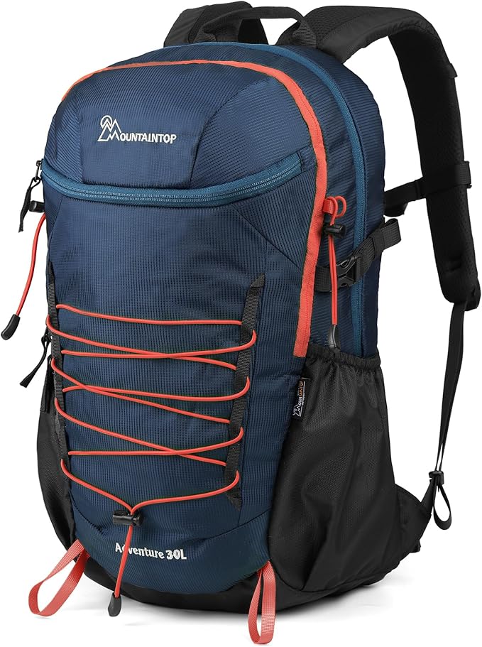 MOUNTAINTOP Hiking Backpack,25/30L Camping Backpack, Men Women Hiking Daypack Lightweight Travel Backpack for Climbing