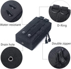 Tacticool 2 Pack Molle Pouches - Tactical Compact Water-Resistant EDC Pouch