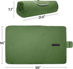 Tirrinia Large Waterproof Outdoor Blanket, Soft Warm Windproof Stadium Blanket with Sherpa Fleece and Foldable for Outdoor Sport, Baseball, Football, Beach, Concerts, Car