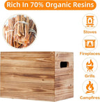 15 lbs Fatwood Fire Starter Sticks, 100% Natural Kindling Firewood Firestarter for Stoves, Pine Wood for Fireplaces, Campfires, Bonfires, Grill