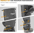 Frelaxy Leg Gaiters Ultra HIGH-Performance Hunting Gaiters, 100% Waterproof Hiking Gaiters with Upgraded Rubber Foot Strap, Adjustable Snow Boot Gaiters