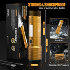 Rechargeable Flashlights High Lumens 10000 Long Lasting, 4 Modes with Side COB Light, Super Bright LED Flashlight USB C Input & Output, Powerful Strong Flash Light for Hiking Camping