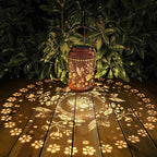 Solar Lanterns Outdoor Waterproof Hummingbird Garden Decor Gifts for Women Mom Grandma Hanging Solar Lights Metal Solar Decoration Outside for Yard, Patio, Backyard, Porch