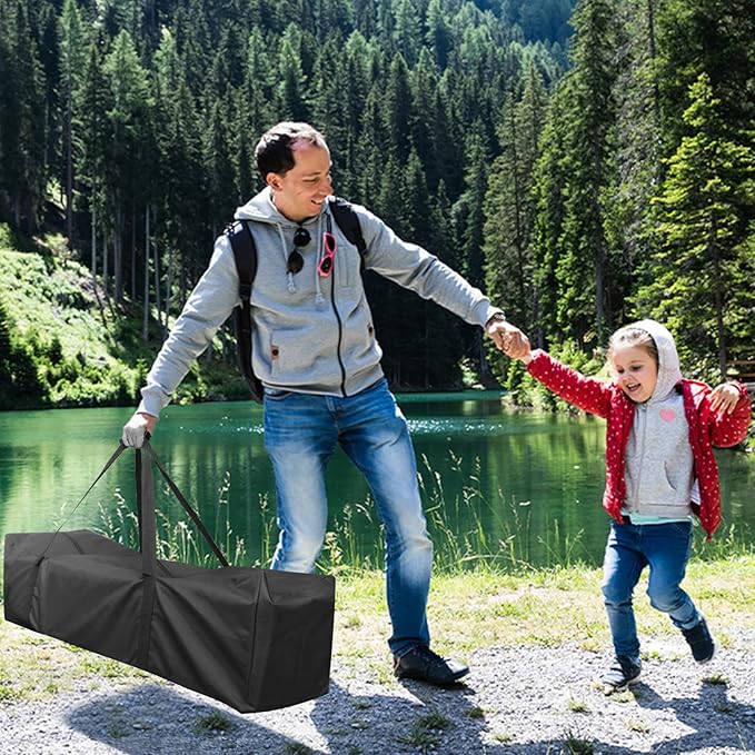 INFANZIA 50inch Sports Duffel Travel -138L Extra Large Duffel Luggage Bag with Upgrade Zipper, Water Resistant & Foldable Equipment Storage Bag for Camping Tent Tripod Fishing