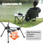 Ultralight Backpacking Chair,2.2lb Compact Folding Camping Chair,Supports 300lbs,Portable Travel & Hiking Chair,Lightweight Design,Perfect for Hiking Gear, Picnics and Traveling, (Green)