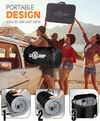 4 INCH Thick Foam Camping Mattress [Car/Tent/Cot] 30D Foam Portable Floor Sleeping Mat Cot Pad Roll Up Mattress for Guests Sleepovers RV Truck Camper