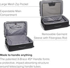 TUMI - Alpha Worldwide Trip Expandable 4-Wheeled Packing Case - Extra Large Design with Zip Expansion Checked Bag - Black