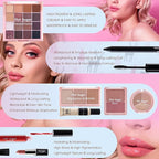 Hot Sugar Travel Makeup Kit All in One, Makeup Kit for Women Full Kit, Makeup Gift Set for Beginners and Professionals with Cosmetic Bag (Pink)