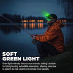 EverBrite Rechargeable Headlamp, 700 Lumens Head lamp for Adults, 6 Modes with White/Red/Green Light, 60° Adjustable LED Headlight for Hunting, Running, and Hiking