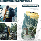 Outdoor Camping Blanket with Sherpa Lining, Extra Warm Thick Camp Blankets and Puffy Ultralight Soft Poncho DWR Camping Quilt for Cold Weather, Adventure, Sleeping, Backpacking 78"x 56"