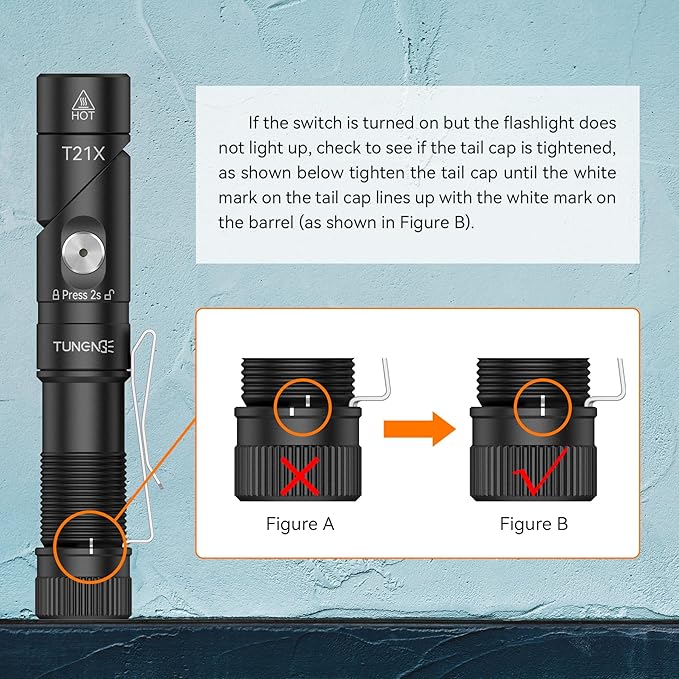 T21X 1400 Lumen Small LED Flashlight Rechargeable, Super Bright 90 Degree EDC AA Pocket Flashlight with Magnet, Adjustable Headlamp, Mini Tactical Light & Clip for Camping Running Hiking