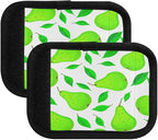 Pears 2 Pack Neoprene Suitcase Wraps, Luggage Handle Wraps with ID Tag, Non-Slip Suitcase Handle Covers for Travel, Bag Strap Pad